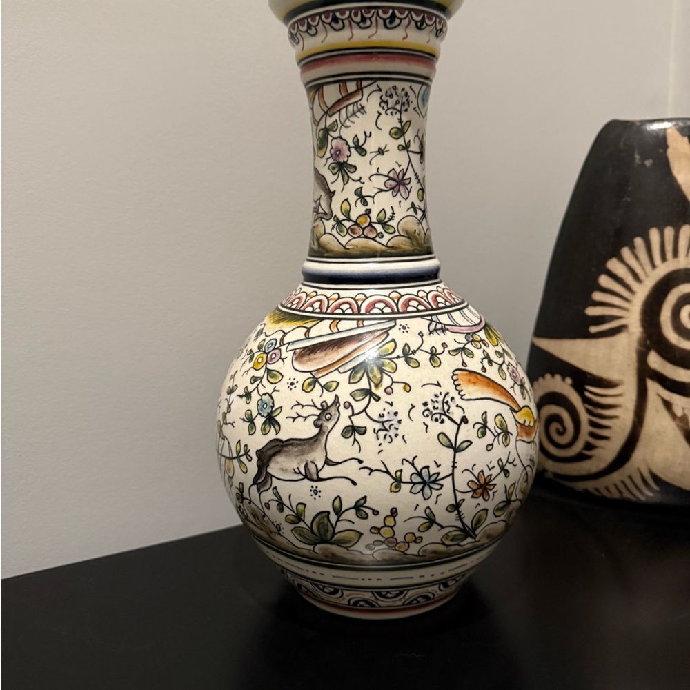 Williams Sonoma Limited # Hand Painted Provençal Animal Vase, Coimbra - Picture 2 of 7
